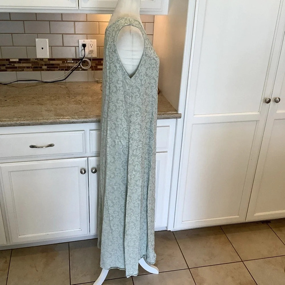 Cut Loose Vintage Two-Piece Green Maxi Dress Set Size Large - Picture 5 of 14